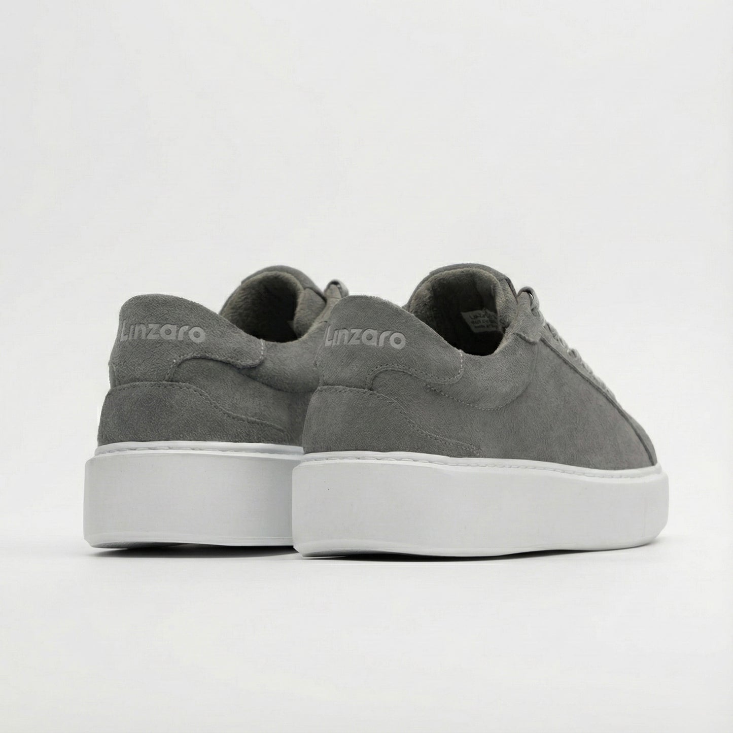 Linzaro Sneaker en Suède Premium – Gris Foncé