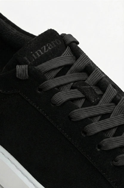 Linzaro Sneaker en Suède Premium – Noir