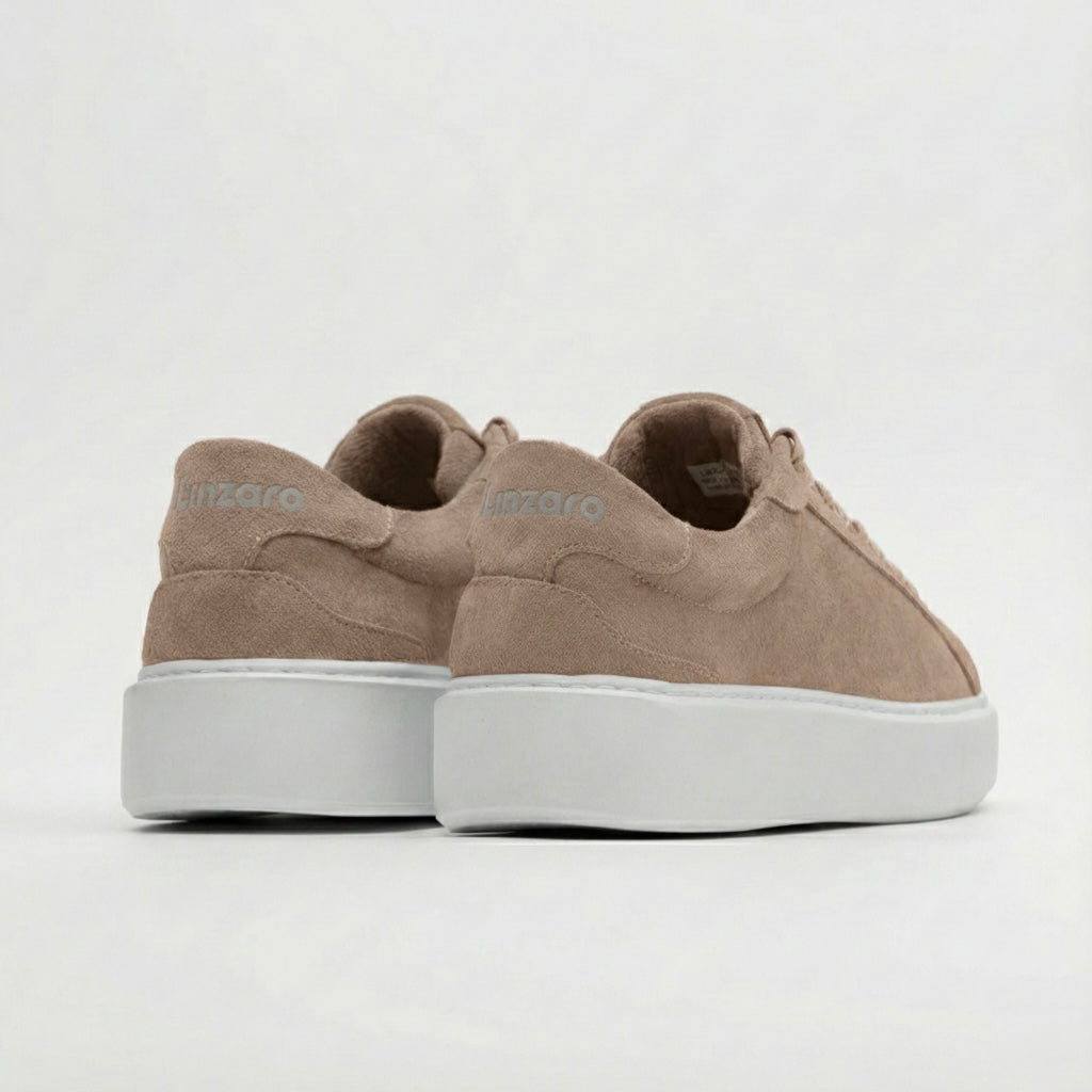 Linzaro Sneaker en Suède Premium – Beige