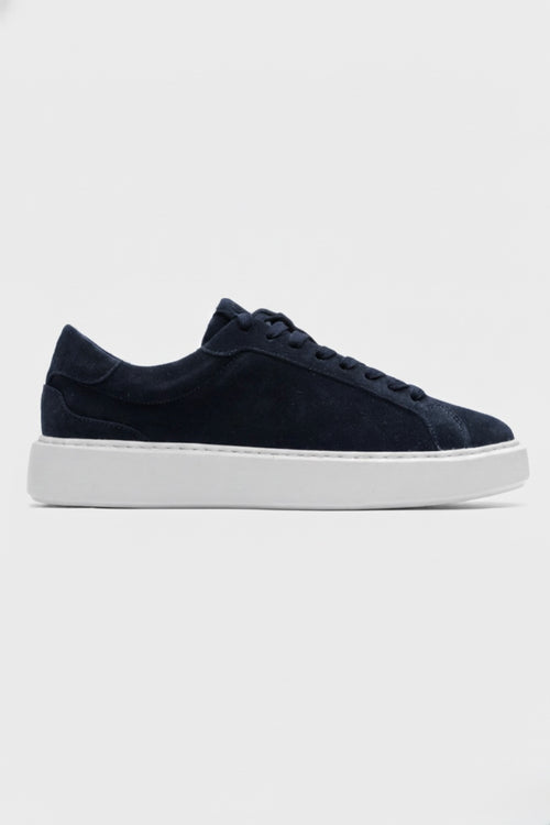 Linzaro Sneaker en Suède Premium – Bleu Marine