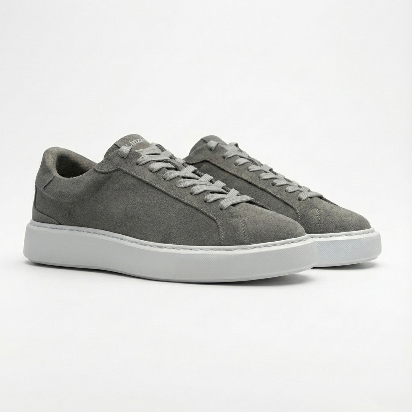 Linzaro Sneaker en Suède Premium – Gris Foncé
