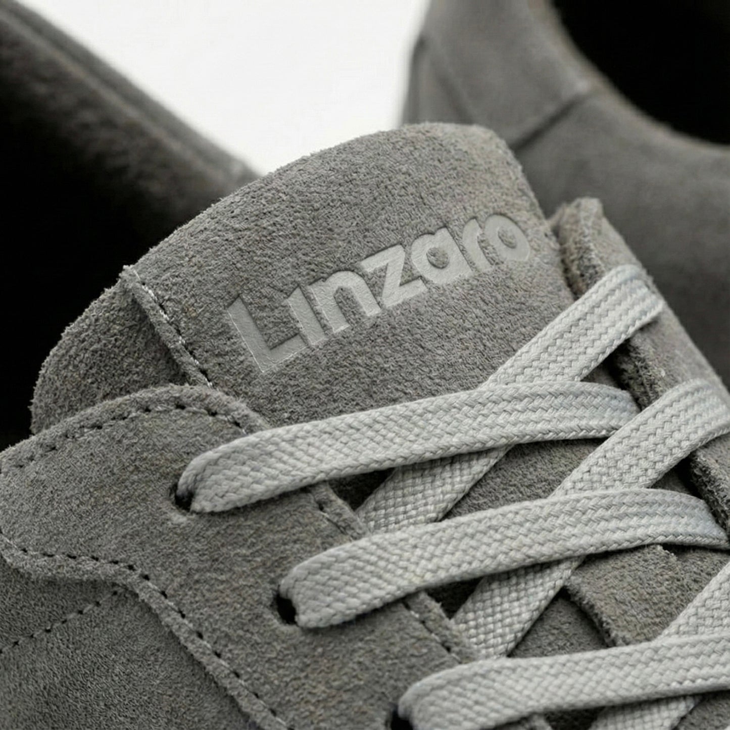 Linzaro Sneaker en Suède Premium – Gris Foncé