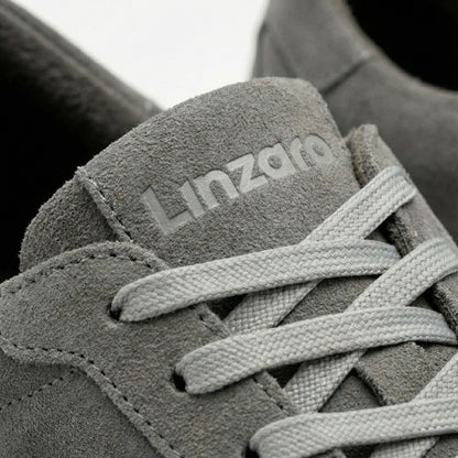 Linzaro Sneaker en Suède Premium – Gris Foncé