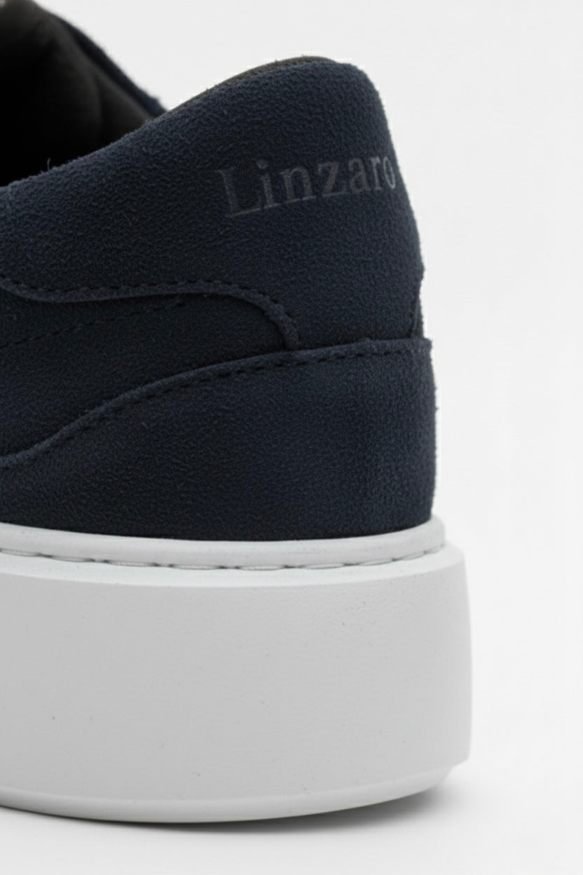 Linzaro Sneaker en Suède Premium – Bleu Marine