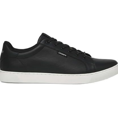 Linzaro Sneaker en Cuir Grainé – Noir