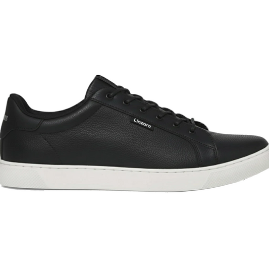Linzaro Sneaker en Cuir Grainé – Noir