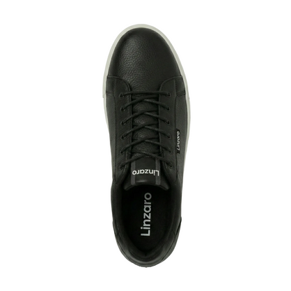 Linzaro Sneaker en Cuir Grainé – Noir
