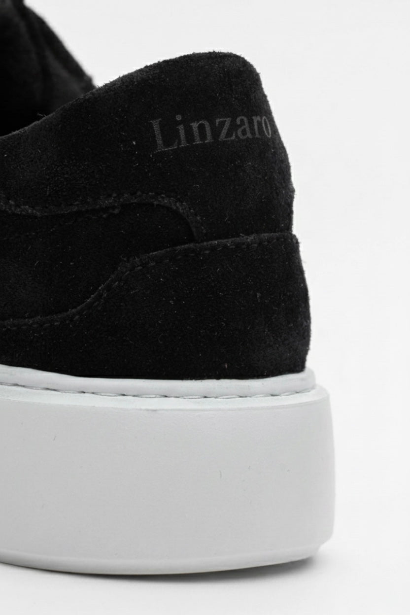 Linzaro Sneaker en Suède Premium – Noir