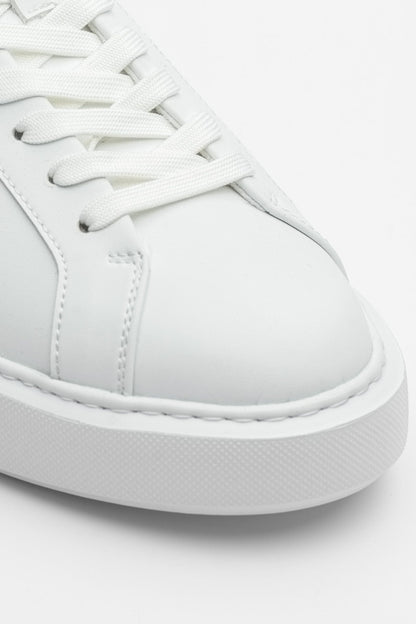 Linzaro Sneaker en Cuir Pleine Fleur – Blanc