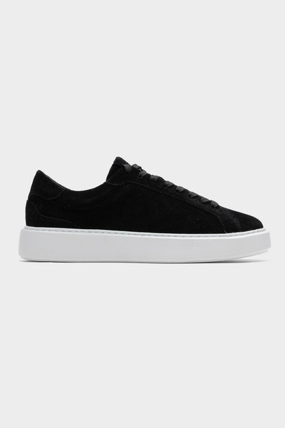 Linzaro Sneaker en Suède Premium – Noir