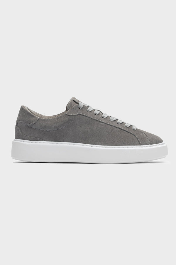 Linzaro Sneaker en Suède Premium – Gris Foncé
